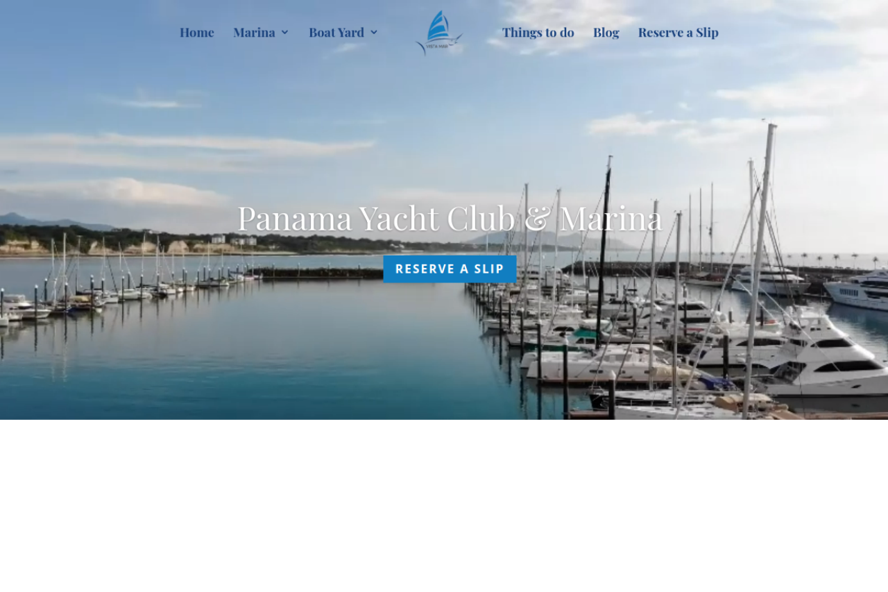 Página web de Vista Mar Marina